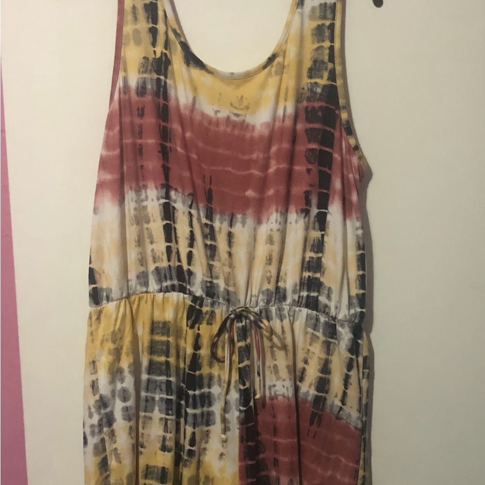 Tie-Dye Sleeveless Dress